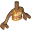 Набор LEGO Torso Friends Bright Light Orange Halter Top with Red and White Print, Medium Dark Flesh Arms with Hands, Medium Dark Flesh