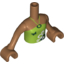 Набор LEGO Torso Friends Lime Halter Neck Top with Musical Notes and Butterfly Print, Medium Dark Flesh Arms and Hands, Medium Dark Flesh