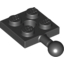 Набор LEGO Plate Special 2 x 2 with Towball and Hole, Черный