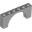 Набор LEGO Brick Arch 1 x 6 x 2 - Thin Top without Reinforced Underside [New Version], Светлый сине-серый