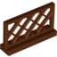 Набор LEGO Fence 1 x 4 x 2, Красно-коричневый