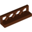 Набор LEGO Fence 1 x 4 x 1, Красно-коричневый