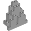 Набор LEGO Rock Panel Triangular 3 x 8 x 7 (aka LURP), Светлый сине-серый