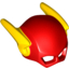 Набор LEGO Minifig Mask The Flash with Yellow Wings Print, Красный