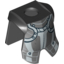 Набор LEGO Minifig Armor Breastplate with Leg Protection, Kingdoms Silver Print, Черный