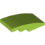 Набор LEGO Slope Curved 4 x 2 No Studs, Лайм