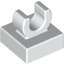 Набор LEGO Tile Special 1 x 1 with Clip with Rounded Edges, Белый
