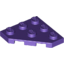 Набор LEGO Wedge Plate 3 x 3 Cut Corner, Темно-фиолетовый