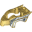 Набор LEGO Fly Wheel Fairing Bird Raptor Shape with White Scaled Armor Print (70139), Pearl Gold