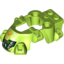 Набор LEGO Fly Wheel Fairing Spider Shape with Spider, Fangs, Bones and Spiderwebs Print (70138), Лайм