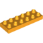 Набор LEGO Duplo, Plate 2 x 6, Bright Light Orange