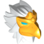 Набор LEGO Large Figure Head Modified Chima with Eagle Print, Белый
