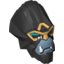 Набор LEGO Large Figure Head Modified Chima with Gorilla Print, Черный