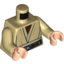 Набор LEGO Torso Layered Jedi Robe Upper, Reddish Brown Undershirt, Reddish Brown Belt Print / Tan Arms / Light Flesh Hands, Tan