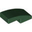 Набор LEGO Slope Curved 2 x 1 No Studs [1/2 Bow], Темно-зеленый