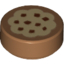 Набор LEGO Tile Round 1 x 1 with Cookie Print, Medium Dark Flesh