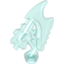 Набор LEGO Ninjago Complex Axe Blade [Techno-Blade], Trans-Light Blue