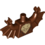 Набор LEGO Torso Batman Bat with Tan Fur Print / Reddish Brown Arms with Wings / Reddish Brown Hands, Красно-коричневый