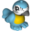 Набор LEGO Bird Friends with Dark Bluish Gray Beak and Yellow Chest Print, Medium Azure