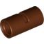 Набор LEGO Technic Pin Connector Round [Slotted], Красно-коричневый