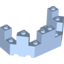 Набор LEGO Castle Turret Top 4 x 8 x 2 1/3, Bright Light Blue