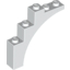 Набор LEGO Arch 1 x 5 x 4 - Raised Underside Cross Supports, Белый