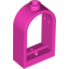 Набор LEGO Window 1 x 2 x 2 2/3 with Rounded Top, Темно-розовый