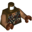Набор LEGO Torso with Gundabad Orc Armour Print / Medium Dark Flesh Arms / Reddish Brown Hands, Темно-коричневый