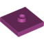 Набор LEGO Plate Special 2 x 2 with Groove and Centre Stud, Пурпурный