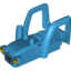 Набор LEGO Duplo Car Body Tractor with 2 Studs, Exhaust Pipe, Radiator and Headlights Print, Dark Azure