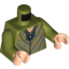 Набор LEGO Torso with Intricate Elven Armour [Thranduil] Print / Olive Green Arms / Light Flesh Hands, Оливковый
