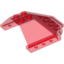 Набор LEGO Windscreen 6 x 6 x 2 Canopy, Прозрачный красный