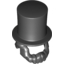Набор LEGO Minifig Stovepipe Hat with Beard [Lincoln], Черный