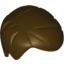Набор LEGO Minifig Hair - Short, Smooth, Right Parting, Темно-коричневый
