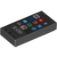 Набор LEGO Tile 1 x 2 with Smartphone Octan, Star and other Icons and '8:00' Print, Черный