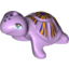 Набор LEGO Turtle with Dark Purple Spots and Dark Purple and Orange Shell Print, Medium Lavender