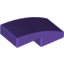 Набор LEGO Slope Curved 2 x 1 No Studs [1/2 Bow], Темно-фиолетовый