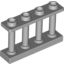 Набор LEGO Fence Spindled 1 x 4 x 2 [4 Top Studs], Светлый сине-серый