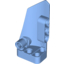 Набор LEGO Technic, Panel Fairing # 4 Small Smooth Long, Side B, Medium Blue