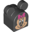 Набор LEGO BRICK 2X2 W. BOW W. EAR NO. 2, Черный