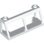 Набор LEGO Windscreen 2 x 6 x 2 Train without Glass, Белый
