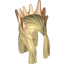 Набор LEGO Minifig Long Hair with Medium Dark Flesh Crown Spikes and Light Flesh Elf Ears Print, Tan