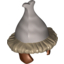 Набор LEGO Minifig Helmet - Two Side Flaps, Dark Tan Brim and Flat Silver Fishtail Top with Emblem Print, Dark Tan