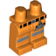 Набор LEGO Legs and Hips with Belt, Reflective Stripes and 'EMMET' Name Tag Print, Оранжевый
