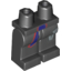 Набор LEGO Legs and Hips with Purple and Red Sash, Nindroid Armour Plate Print, Черный
