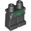 Набор LEGO Legs and Hips with Green Sash Print, Черный