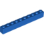 Набор LEGO Brick 1 x 10, Голубой