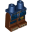 Набор LEGO Legs and Dark Blue Hips with Dark Blue Loincloth, Belt, Gold Lion Knee Pad and Dark Tan Claws Print, Красно-коричневый
