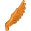 Набор LEGO Minifig Feathered Wing, Оранжевый
