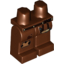 Набор LEGO Legs and Hips with Leather Belt, Knee Patch, Stain and Powder Horn Print , Красно-коричневый